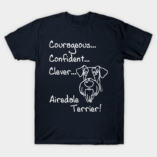 Clever Airedale T-Shirt